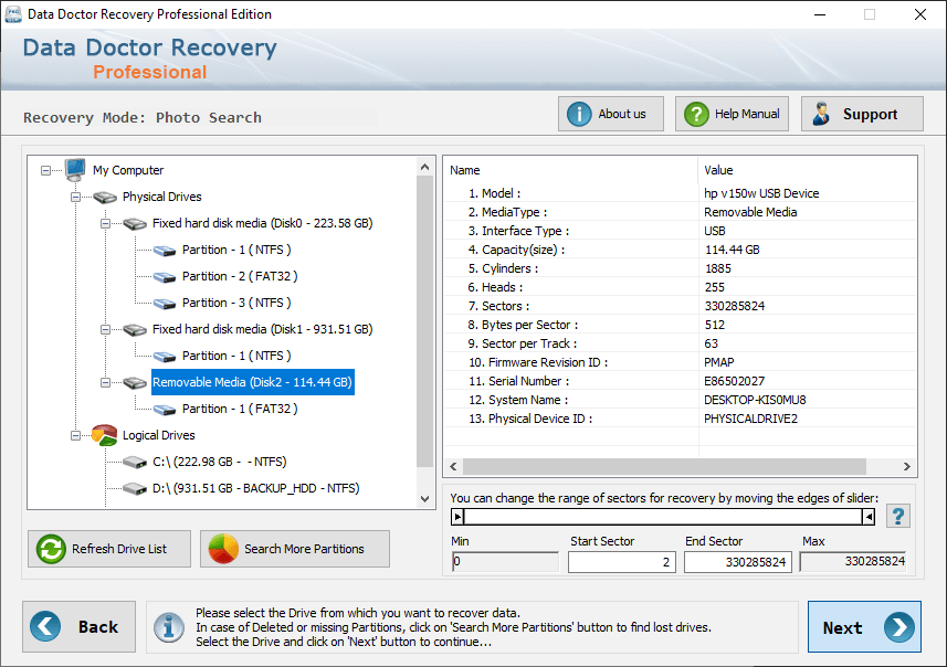 Professional Data Recovery Software